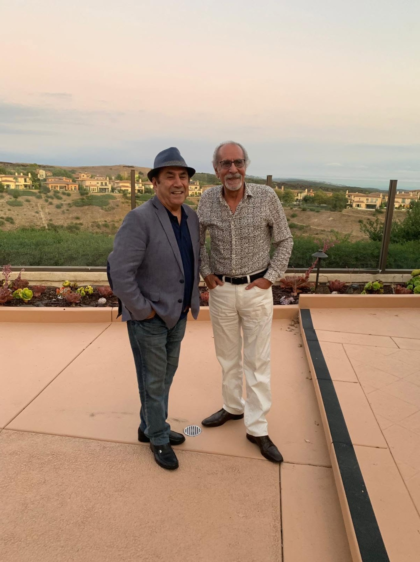 Nozar Azadi with Parviz Sayyad