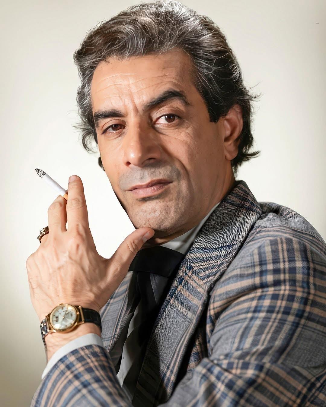 Nozar Azadi — colour portrait
