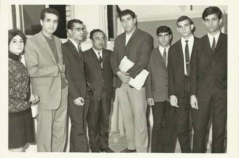 Nozar Azadi — a group photograph from earlier years