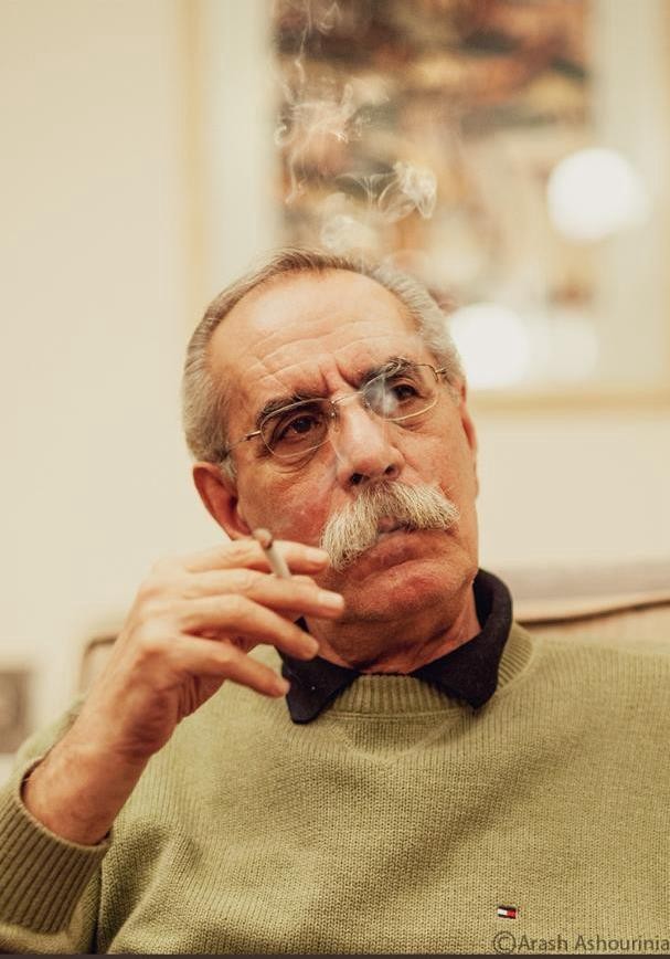 Nozar Azadi in later life — photograph by Arash Ashourinia